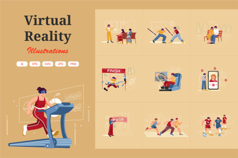 M391_Virtual Reality Illustration Pack