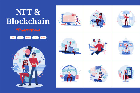 M386_NFT &amp; Blockchain Illustrations