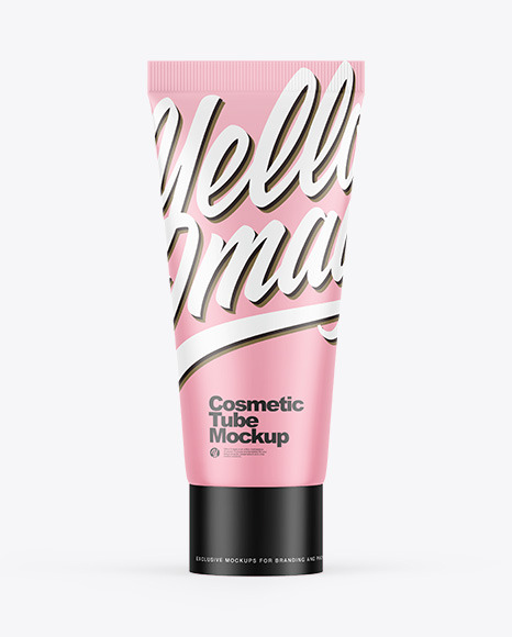 Matte Cosmetic Tube Mockup