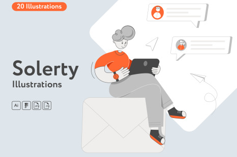 Solerty Marketing Illustrations
