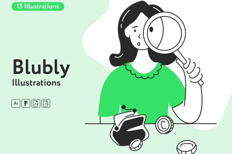 Blubly Finance Illustrations