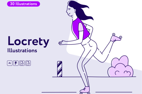 Locrety Illustrations