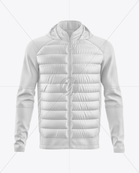 nike running aeroloft padded hybrid jacket