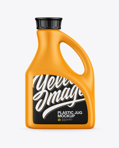 Plastic Jug Mockup