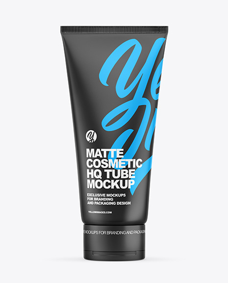 Matte Cosmetic Tube w/ Сondensate Mockup