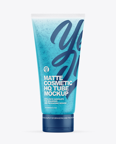 Matte Cosmetic Tube w/ Granule Gel &amp; Сondensate Mockup