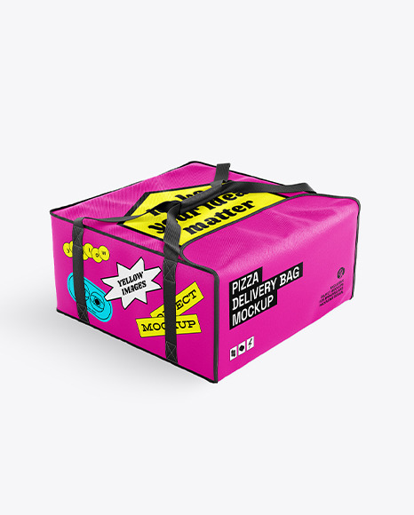 Pizza Delivery Bag Mockup