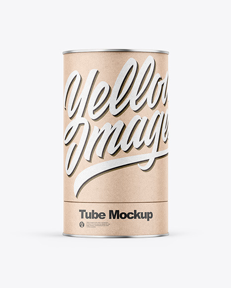 Kraft Tube Mockup