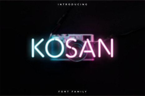 Kosan Font Family – Display Font