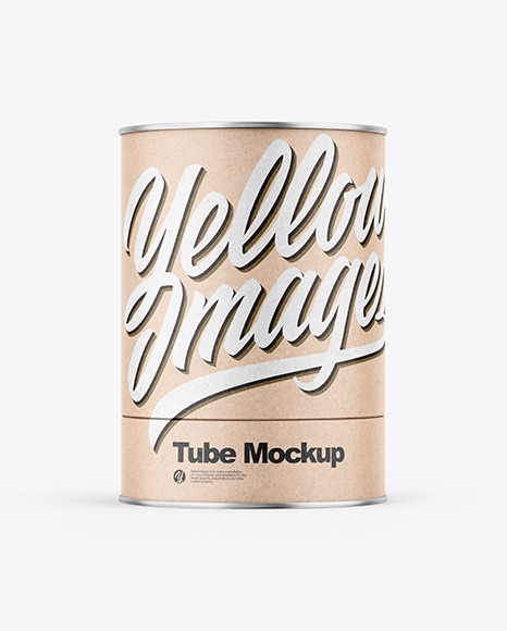 Kraft Tube Mockup