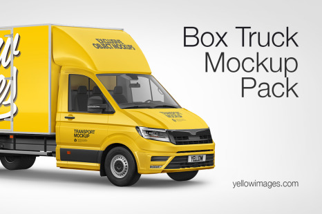 Box Truck Mockup Pack