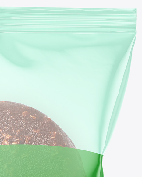 Chocolate Popsicle Ice Cream with Nuts Mockup