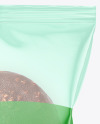 Chocolate Popsicle Ice Cream with Nuts Mockup