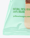 Chocolate Popsicle Ice Cream with Nuts Mockup
