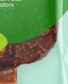Chocolate Popsicle Ice Cream with Nuts Mockup
