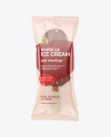 Chocolate Popsicle Ice Cream with Nuts Mockup
