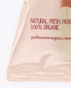 Chocolate Popsicle Ice Cream with Nuts Mockup