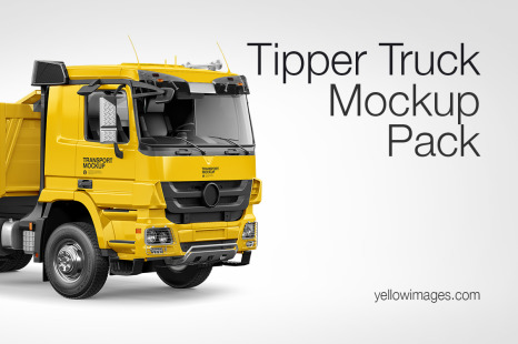 Tipper Truck Mockup Pack
