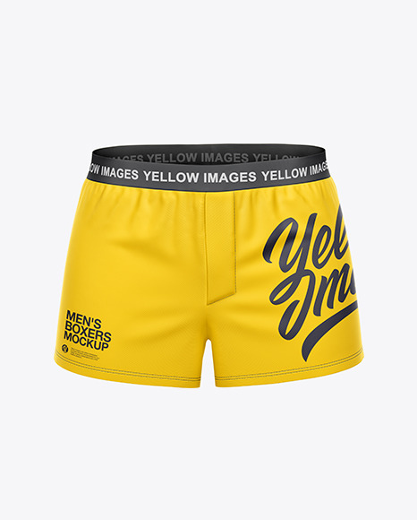 Men&#039;s Boxer Briefs Mockup