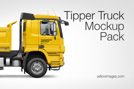 Tipper Truck Mockup Pack