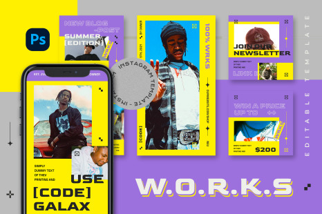 Works Instagram Template