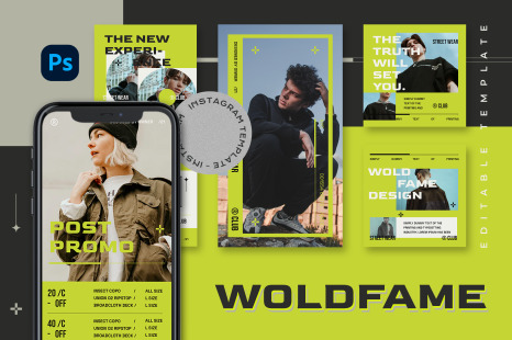 Woldfame Instagram Template