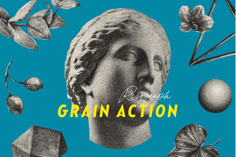 Risograph Grain Photoshop Action
