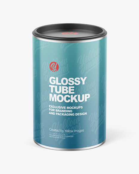 Glossy Tube Mockup
