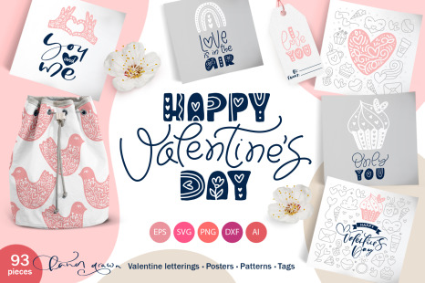 Happy Valentine&#039;s Day SVG