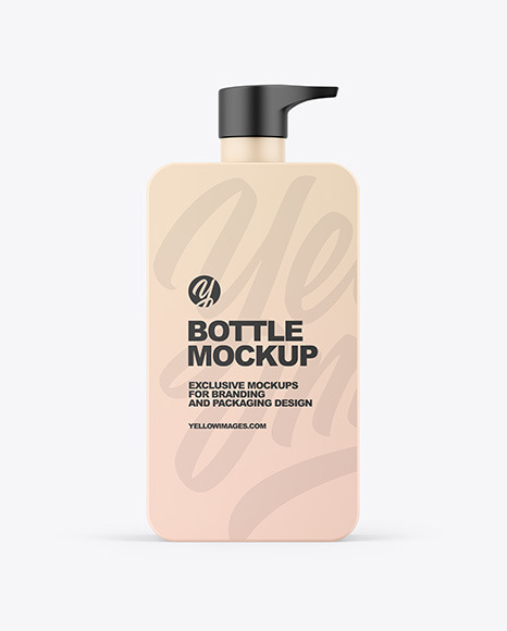 Matte Bottle Mockup