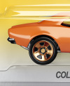 Die-Cast Model Car Blister Package Mockup - Front View