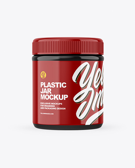 Glossy Jar Mockup