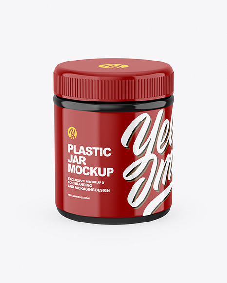 Glossy Jar Mockup