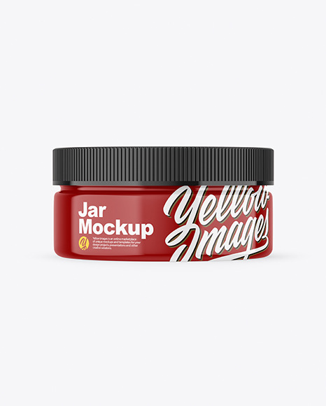 Glossy Jar Mockup