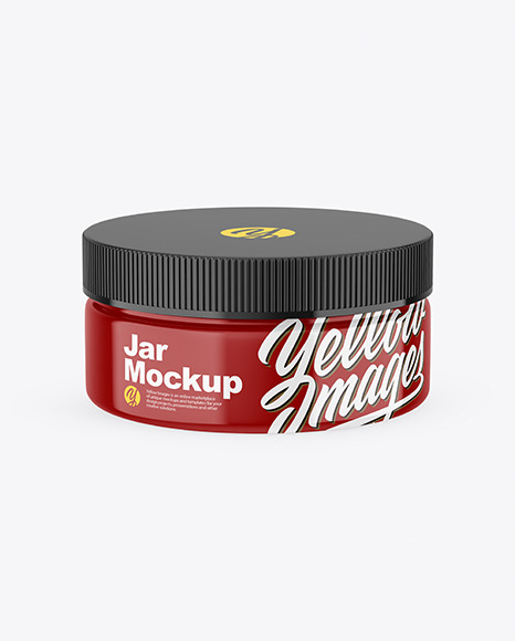 Glossy Jar Mockup