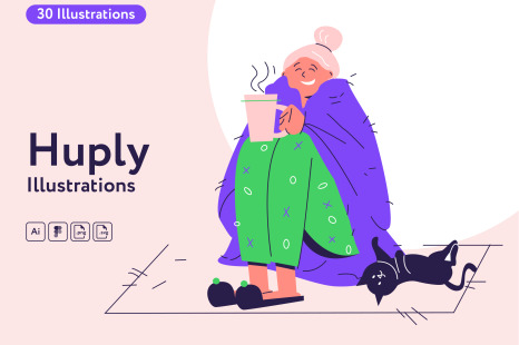 Huply Illustrations