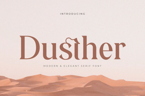 Dusther - Modern Serif Font