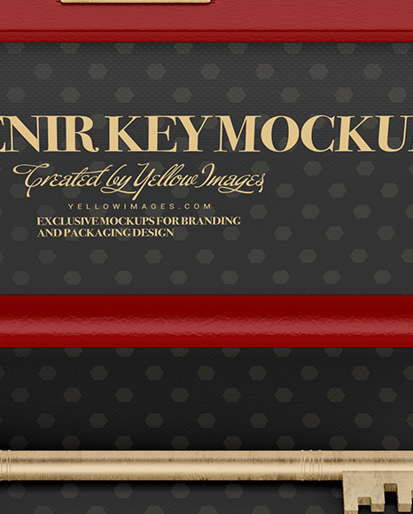 Souvenir Case with Key Mockup