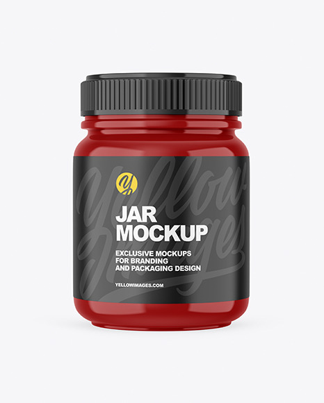 Glossy Jar Mockup