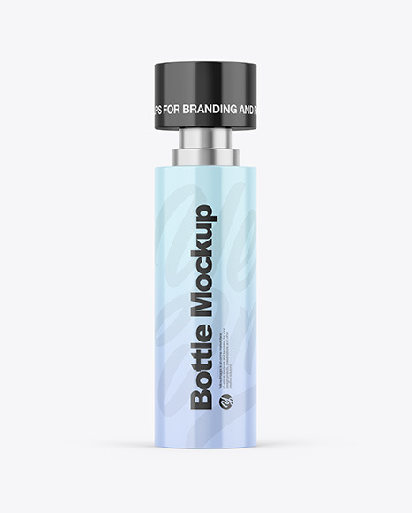 Glossy Bottle Mockup
