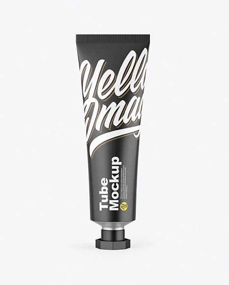 Matte Cosmetic Tube Mockup