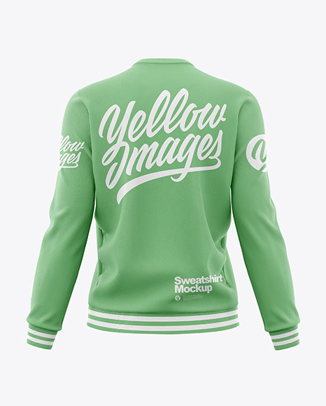 Women&#039;s Sweatshirt Mockup - Back View