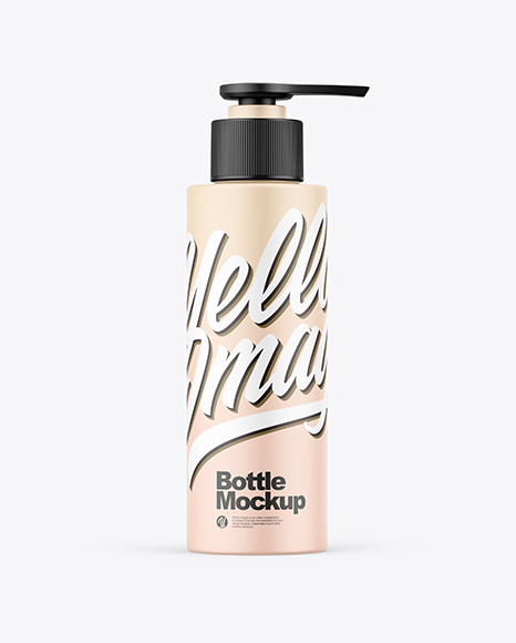 Matte Bottle Mockup