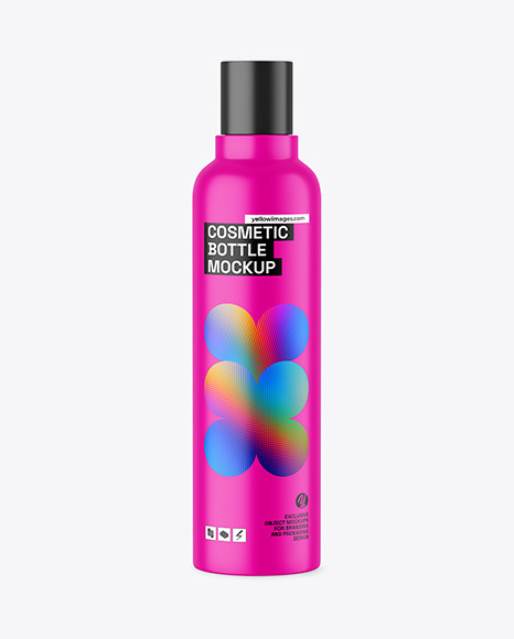 Matte Cosmetic Bottle Mockup