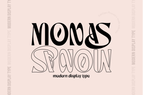 Monas - Modern Display Font