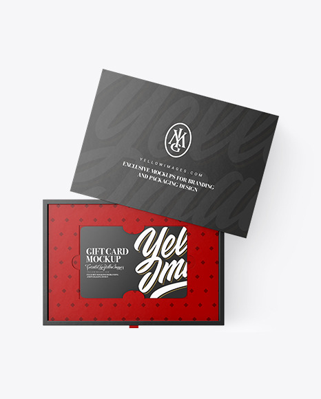 Download Gift Card in a Box Mockup PSD Mockups by ANA