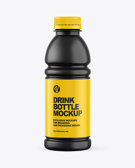 Matte Plastic Bottle Mockup