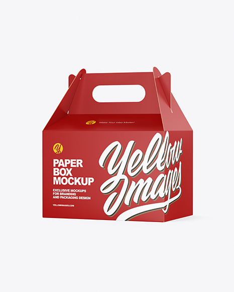 Paper Box Mockup