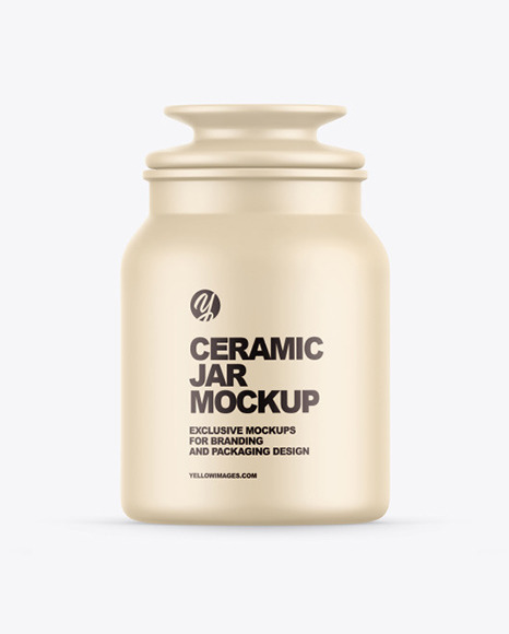 Ceramic Jar Mockup