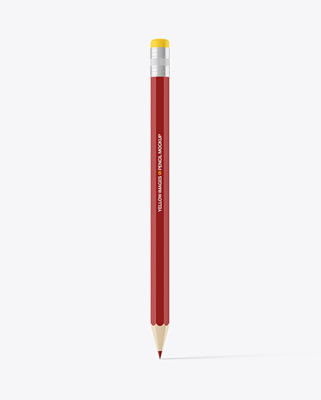 Glossy Pencil Mockup